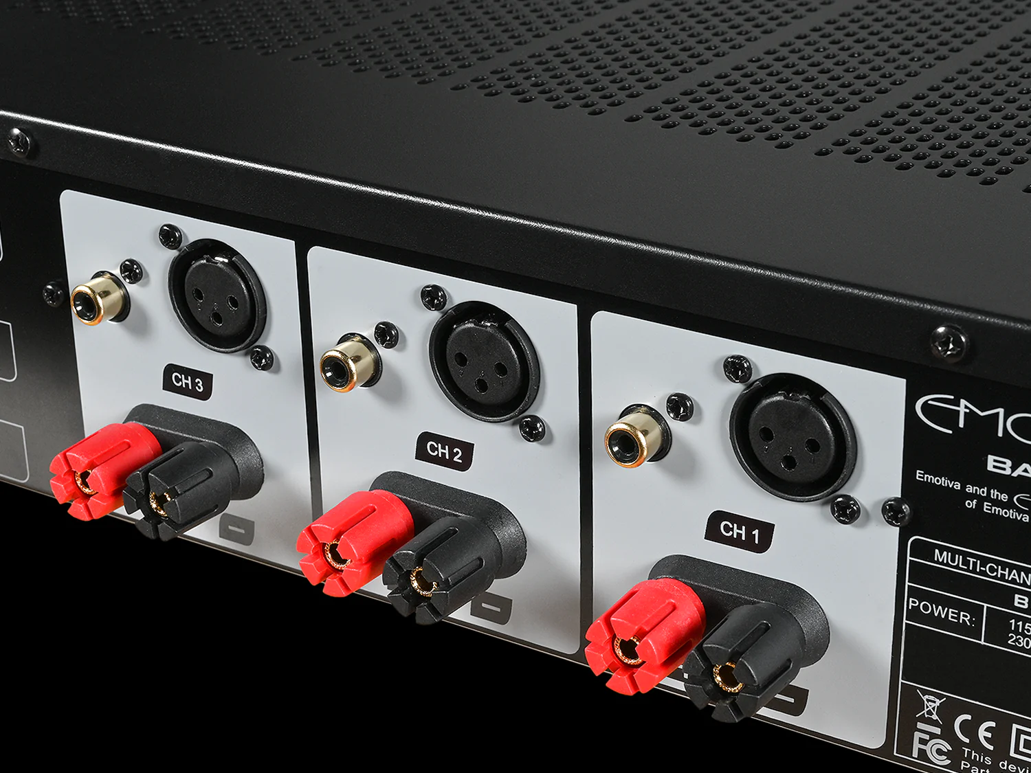 BasX A3+ Three-Channel Power Amplifier - Image 6