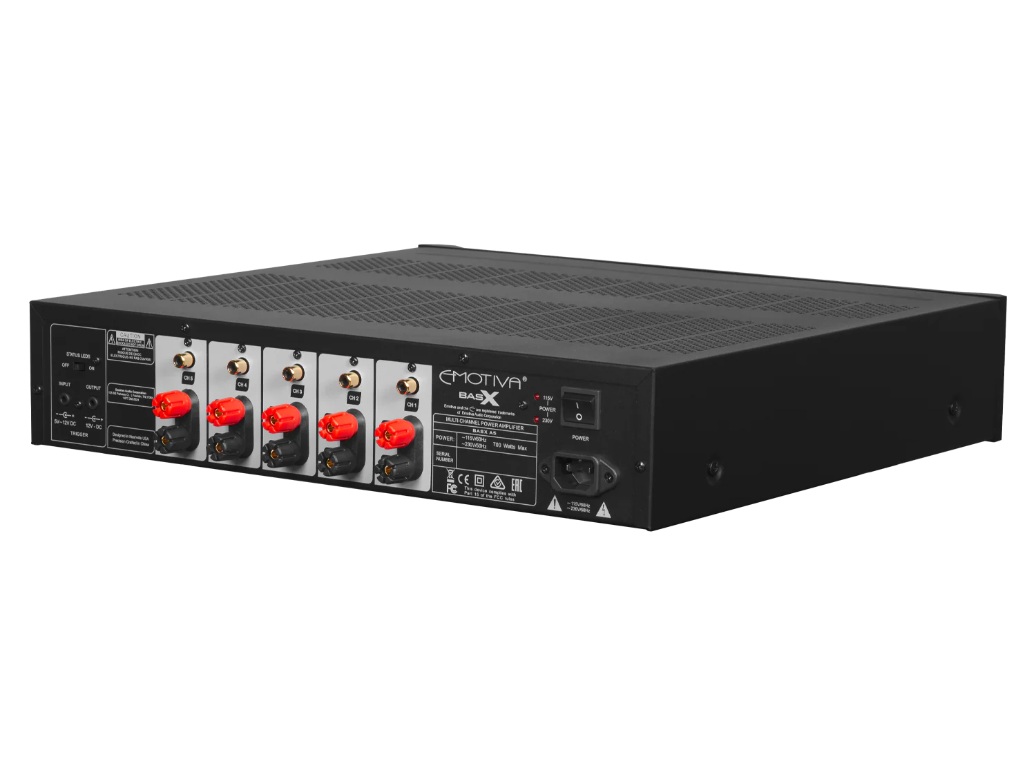 BasX A5 Five-Channel Power Amplifier - Image 4