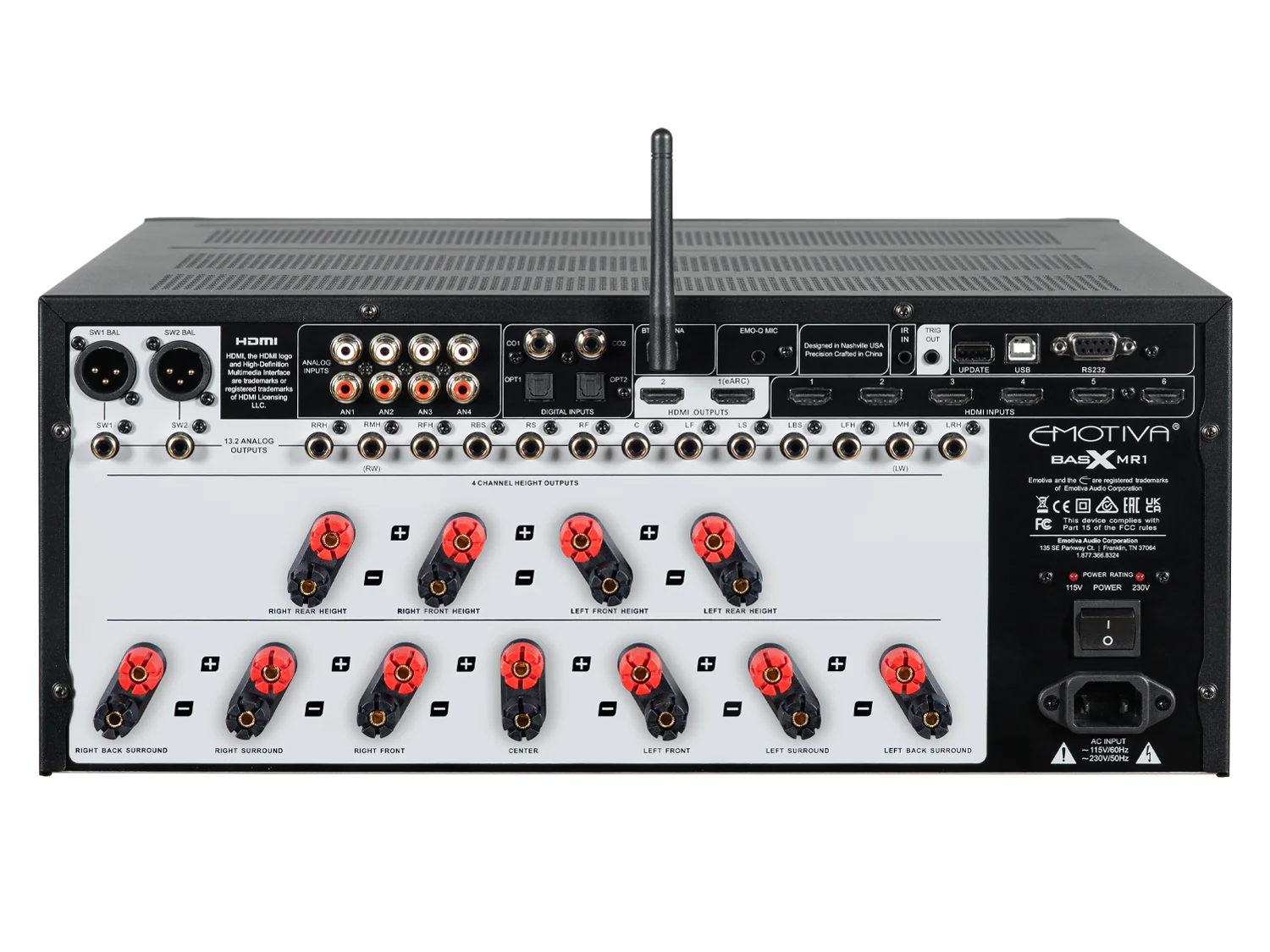 BasX MR1 11.2 Channel Dolby Atmos® & DTS:X™ Cinema Receiver - Image 2