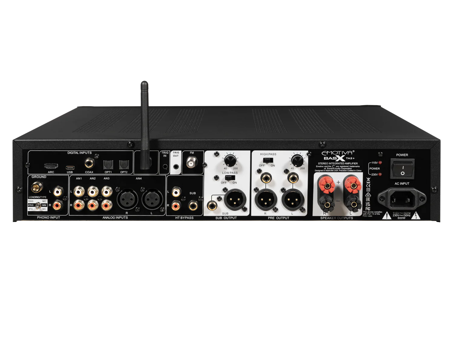 BasX TA2+ Stereo Preamp/DAC/Tuner With Integrated Amplifier - Image 3