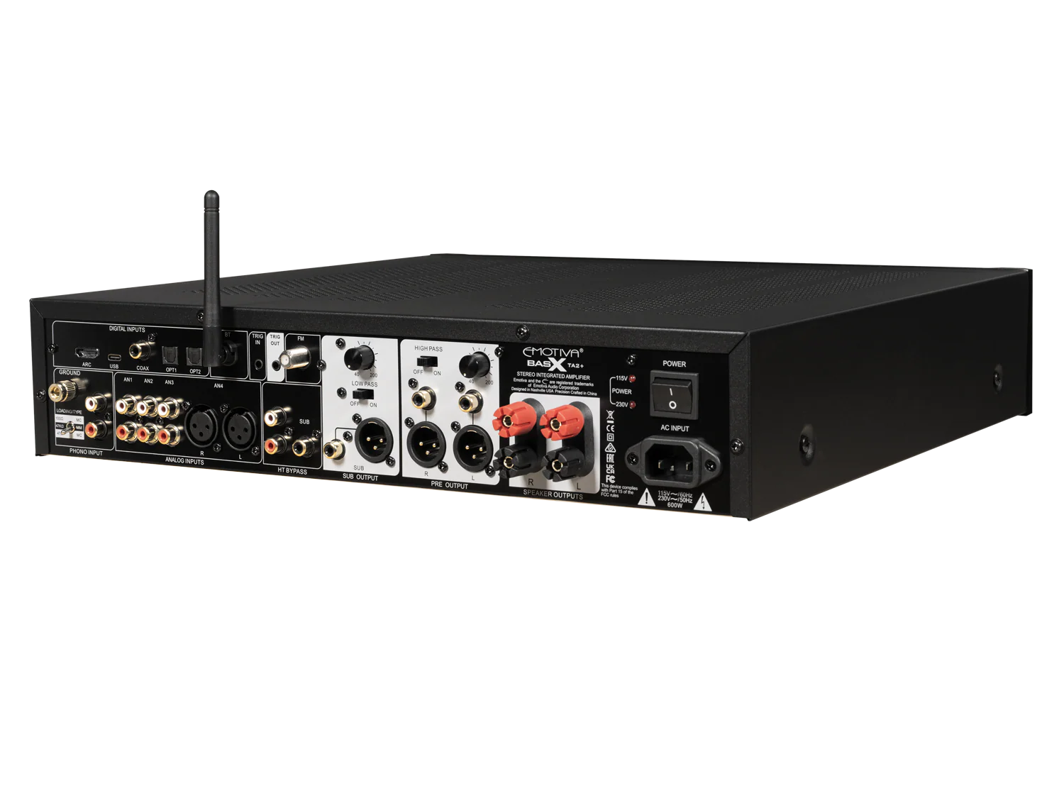 BasX TA2+ Stereo Preamp/DAC/Tuner With Integrated Amplifier - Image 4