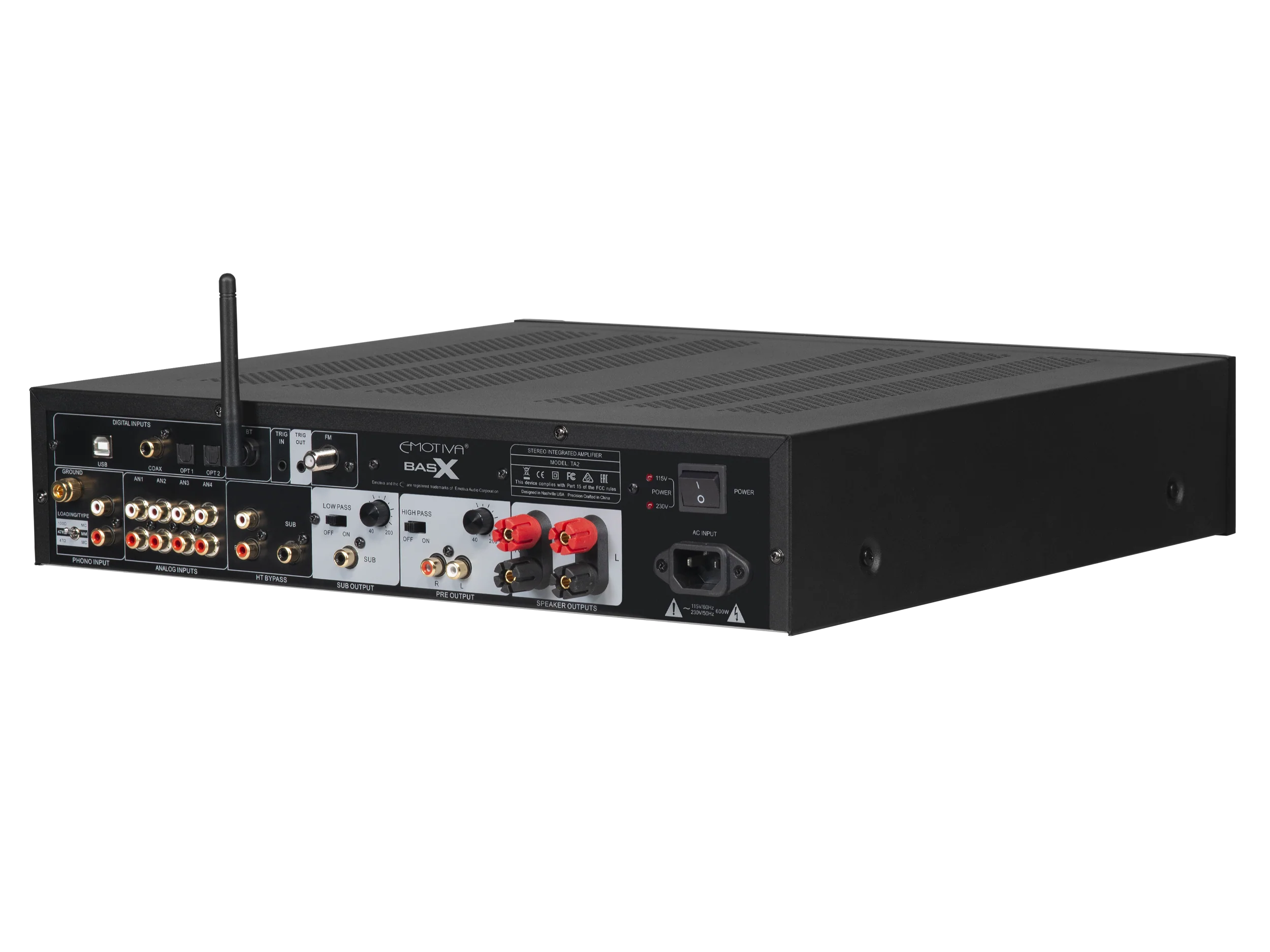 BasX TA2 Stereo Preamp/DAC/Tuner With Integrated Amplifier - Image 5