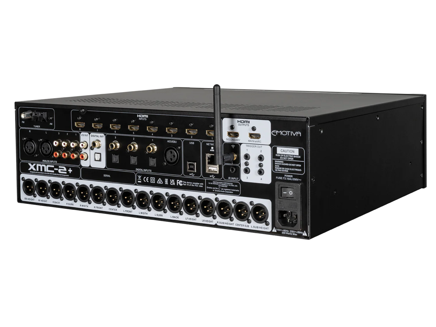 XMC-2+ 16 Channel 9.1.6 Discrete Dolby Atmos & DTS:X Cinema Processor - Image 5